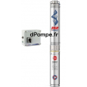 Pompe Immergée 3" Pedrollo 3SRm 4/8 de 1,2 à 5,4 m3/h entre 29,5 et 7 m HMT Mono 220 230 V 0,37 kW - dPompe.fr
