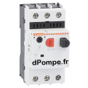 Disjoncteur Magnéto-Thermique SM1P0250 Triphasé avec Commande BP 1,6 à 2,5 A - dPompe.fr