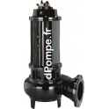 Pompe de Relevage Calpeda DRP 750/4/80HT Multi-Canaux Fonte 28,8 a 172,8 m3/h entre 17,7 et 5,8 m HMT TRI 400/700 V 6,5 kW